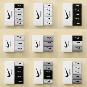 Nike summer thin middle tube long socks pure cotton breathable deodorant amen nd women sports socks-2344